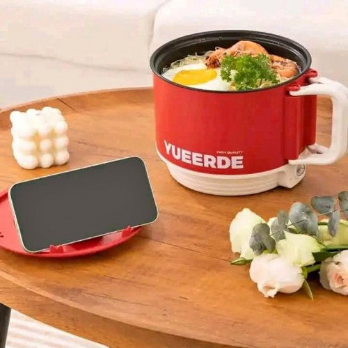 YUEERDE- 1.5L Electric Mini Home Cooking Pot Multifunctional Rice Cooker with Non Stick Pan